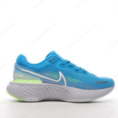 Zapatos Nike Air ZoomX Invincible Run Flyknit ‘Azul Blanco Verde’ Hombre/Femenino CT2228-401