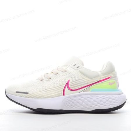 Zapatos Nike Air ZoomX Invincible Run Flyknit ‘Blanco Rosa Verde’ Hombre/Femenino DJ5454-001