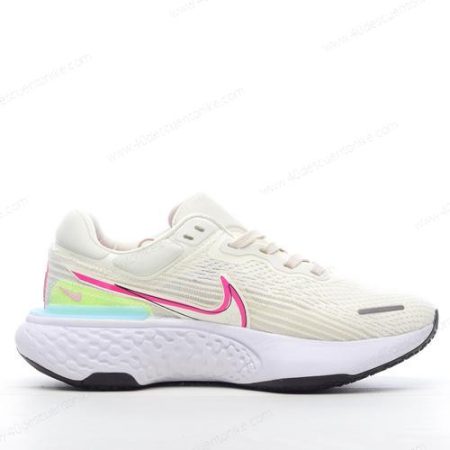 Zapatos Nike Air ZoomX Invincible Run Flyknit ‘Blanco Rosa Verde’ Hombre/Femenino DJ5454-001