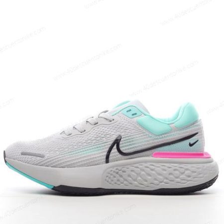 Zapatos Nike Air ZoomX Invincible Run Flyknit ‘Gris Cian Rosa’ Hombre/Femenino CT2228-003
