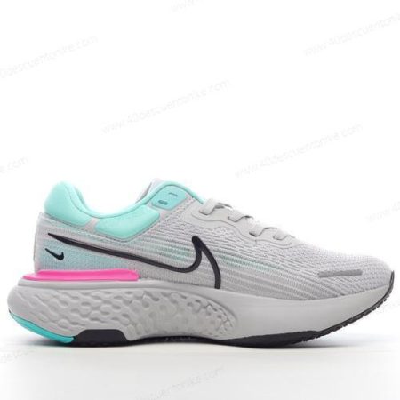 Zapatos Nike Air ZoomX Invincible Run Flyknit ‘Gris Cian Rosa’ Hombre/Femenino CT2228-003