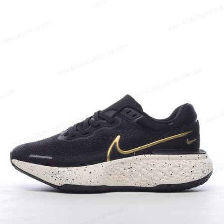 Zapatos Nike Air ZoomX Invincible Run Flyknit ‘Oro Negro’ Hombre/Femenino CT2229-004