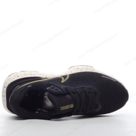 Zapatos Nike Air ZoomX Invincible Run Flyknit ‘Oro Negro’ Hombre/Femenino CT2229-004