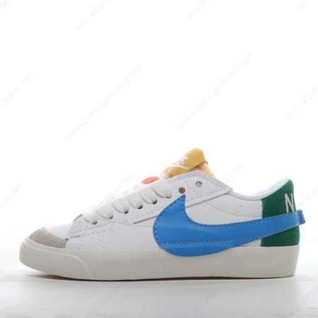Zapatos Nike Blazer Low 77 Jumbo ‘Blanco Azul Rojo Verde’ Hombre/Femenino DQ1470-100