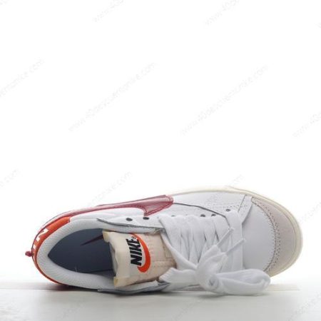 Zapatos Nike Blazer Low 77 Jumbo ‘Blanco Rojo’ Hombre/Femenino DQ1470-104