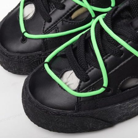 Zapatos Nike Blazer Low x Off-White ‘Verde Negro’ Hombre/Femenino DH7863-001