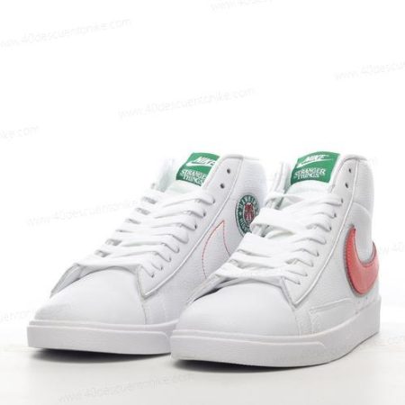 Zapatos Nike Blazer Mid ‘Blanco Rojo Verde’ Hombre/Femenino CJ6101-100