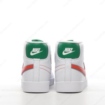 Zapatos Nike Blazer Mid ‘Blanco Rojo Verde’ Hombre/Femenino CJ6101-100