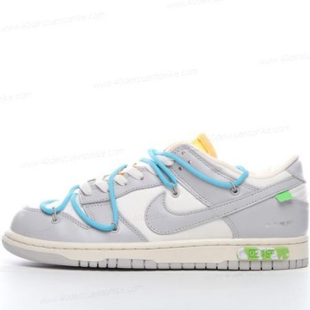 Zapatos Nike Dunk Low x Off-White ‘Gris Azul’ Hombre/Femenino DM1602-115