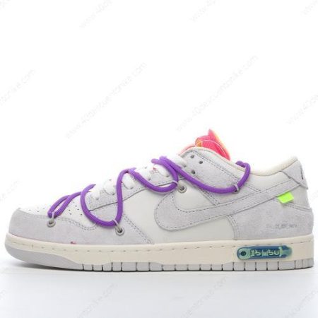 Zapatos Nike Dunk Low x Off-White ‘Gris Blanco’ Hombre/Femenino DJ0950-101