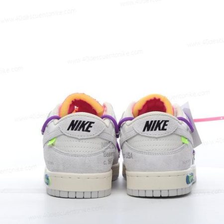 Zapatos Nike Dunk Low x Off-White ‘Gris Blanco’ Hombre/Femenino DJ0950-101