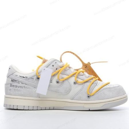 Zapatos Nike Dunk Low x Off-White ‘Gris Blanco’ Hombre/Femenino DJ0950-109