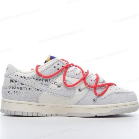 Zapatos Nike Dunk Low x Off-White ‘Gris Blanco’ Hombre/Femenino DJ0950-110