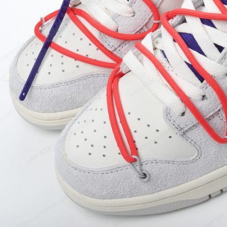 Zapatos Nike Dunk Low x Off-White ‘Gris Blanco’ Hombre/Femenino DJ0950-110