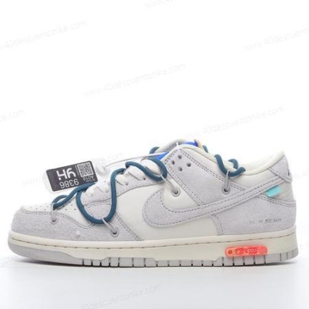 Zapatos Nike Dunk Low x Off-White ‘Gris Blanco’ Hombre/Femenino DJ0950-111