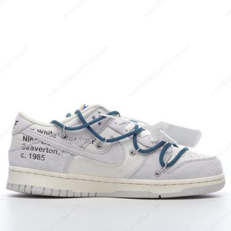 Zapatos Nike Dunk Low x Off-White ‘Gris Blanco’ Hombre/Femenino DJ0950-111