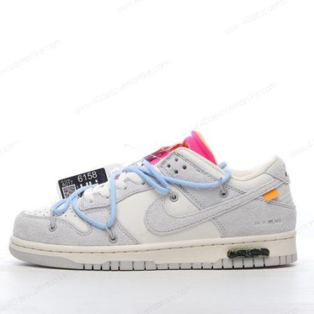 Zapatos Nike Dunk Low x Off-White ‘Gris Blanco’ Hombre/Femenino DJ0950-113