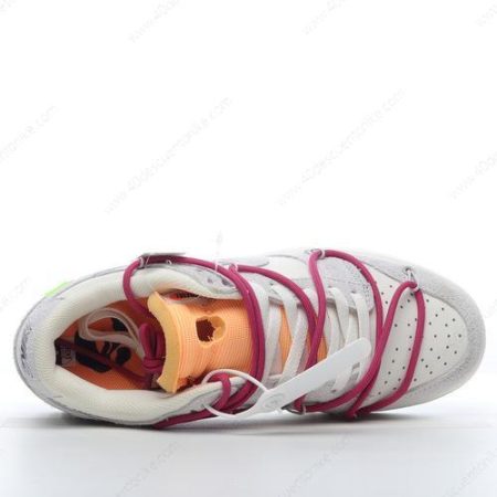 Zapatos Nike Dunk Low x Off-White ‘Gris Blanco’ Hombre/Femenino DJ0950-114