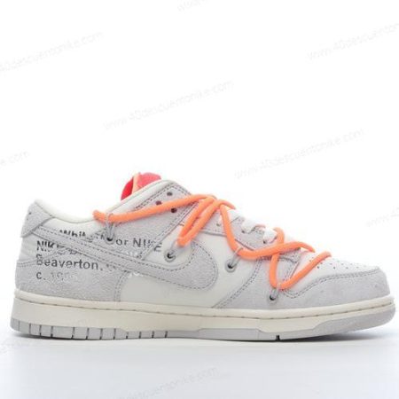 Zapatos Nike Dunk Low x Off-White ‘Gris Blanco’ Hombre/Femenino DJ0950-116