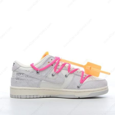 Zapatos Nike Dunk Low x Off-White ‘Gris Blanco’ Hombre/Femenino DJ0950-117