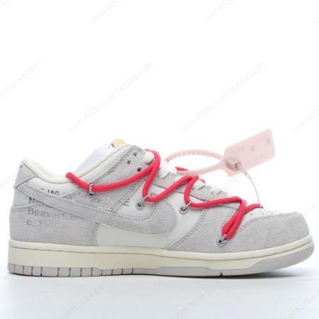 Zapatos Nike Dunk Low x Off-White ‘Gris Blanco’ Hombre/Femenino DJ0950-118