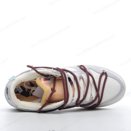 Zapatos Nike Dunk Low x Off-White ‘Gris Blanco’ Hombre/Femenino DM1602-102