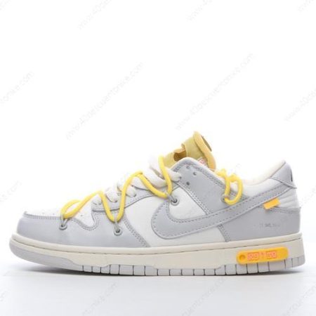 Zapatos Nike Dunk Low x Off-White ‘Gris Blanco’ Hombre/Femenino DM1602-103