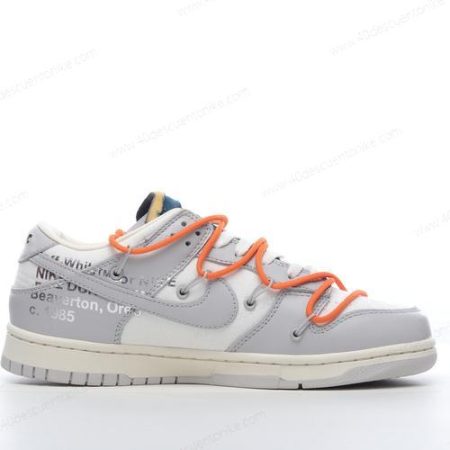 Zapatos Nike Dunk Low x Off-White ‘Gris Blanco’ Hombre/Femenino DM1602-104