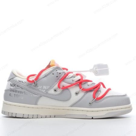 Zapatos Nike Dunk Low x Off-White ‘Gris Blanco’ Hombre/Femenino DM1602-110