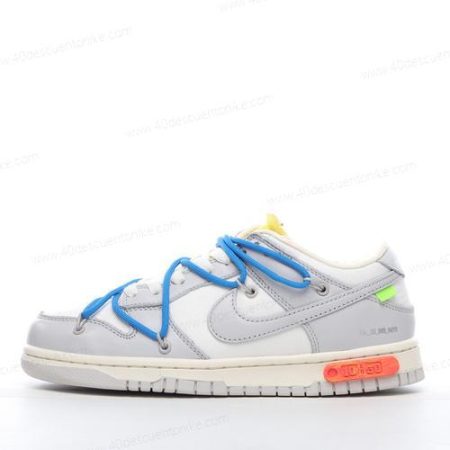 Zapatos Nike Dunk Low x Off-White ‘Gris Blanco’ Hombre/Femenino DM1602-112