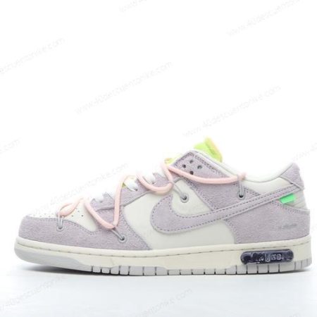 Zapatos Nike Dunk Low x Off-White ‘Púrpura Blanco’ Hombre/Femenino DJ0950-100
