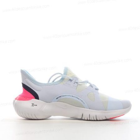Zapatos Nike Free RN 5 ‘Blanco Negro Azul’ Hombre/Femenino AQ1316-101