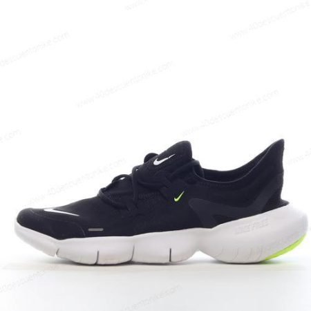 Zapatos Nike Free RN 5 ‘Blanco Negro’ Hombre/Femenino AQ1316-003