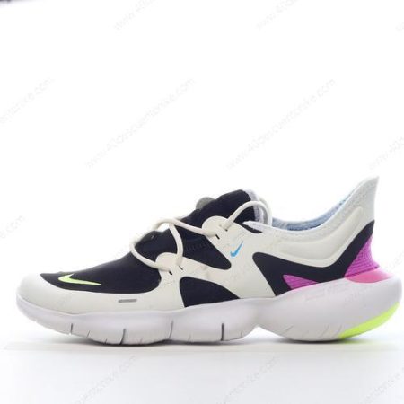 Zapatos Nike Free RN 5 ‘Blanco Negro Púrpura Azul’ Hombre/Femenino