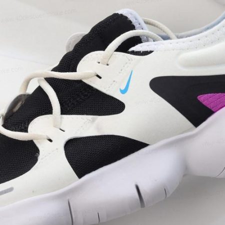 Zapatos Nike Free RN 5 ‘Blanco Negro Púrpura Azul’ Hombre/Femenino