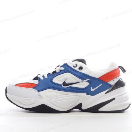 Zapatos Nike M2K Tekno ‘Blanco Negro Naranja Azul’ Hombre/Femenino AV4789-100