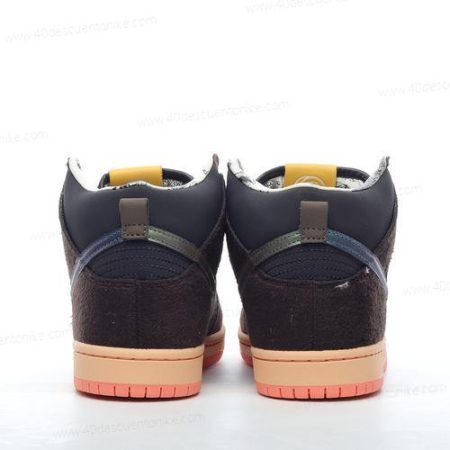 Zapatos Nike SB Dunk High ‘Marrón Azul Naranja’ Hombre/Femenino DC6887-200