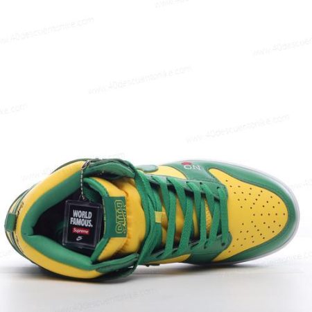 Zapatos Nike SB Dunk High ‘Verde Blanco Amarillo’ Hombre/Femenino DN3741-700