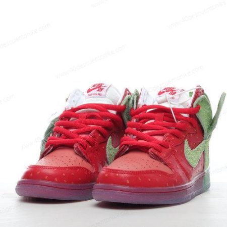 Zapatos Nike SB Dunk High ‘Verde Rojo’ Hombre/Femenino CW7093-600