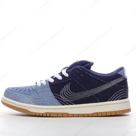 Zapatos Nike SB Dunk Low ‘Azul Marino Blanco’ Hombre/Femenino CV0316-400