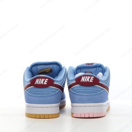 Zapatos Nike SB Dunk Low ‘Blanco Azul Naranja’ Hombre/Femenino DQ4040-400