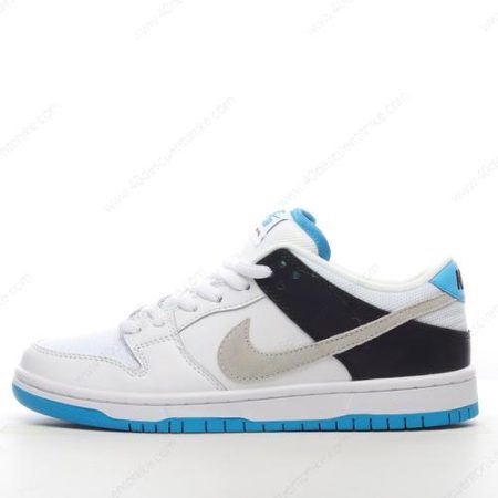 Zapatos Nike SB Dunk Low ‘Blanco Negro Azul’ Hombre/Femenino BQ6817-101