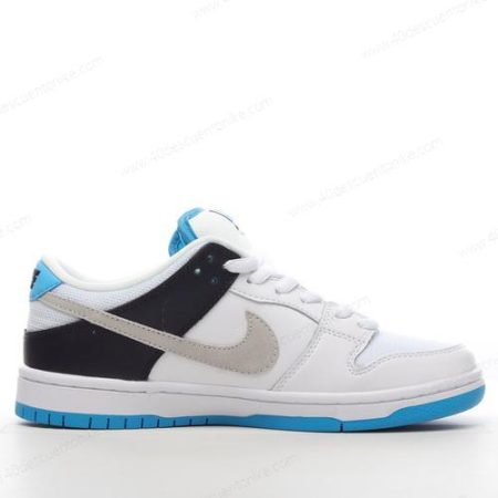 Zapatos Nike SB Dunk Low ‘Blanco Negro Azul’ Hombre/Femenino BQ6817-101