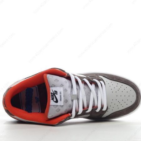 Zapatos Nike SB Dunk Low ‘Gris Negro Rojo’ Hombre/Femenino DH7782-001