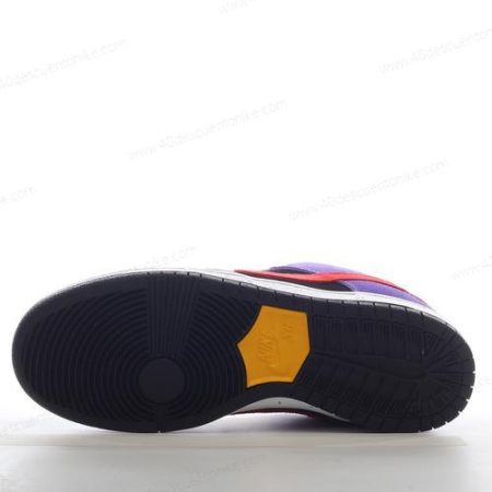 Zapatos Nike SB Dunk Low ‘Negro Púrpura Amarillo Rojo’ Hombre/Femenino BQ6817-008
