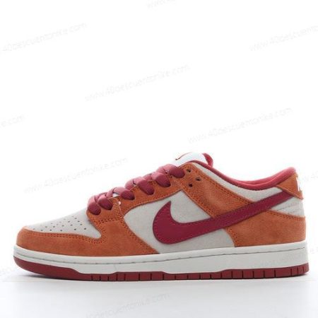 Zapatos Nike SB Dunk Low Pro ‘Naranja Rojo Blanco’ Hombre/Femenino BQ6817-202