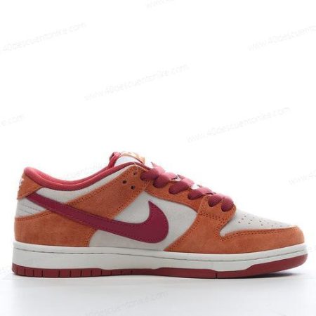 Zapatos Nike SB Dunk Low Pro ‘Naranja Rojo Blanco’ Hombre/Femenino BQ6817-202
