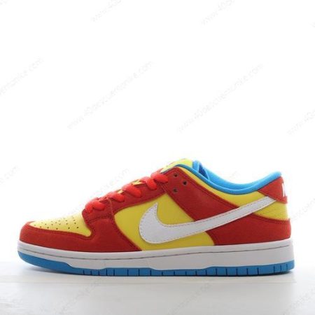 Zapatos Nike SB Dunk Low Pro ‘Rojo Blanco Amarillo Azul’ Hombre/Femenino BQ6817-602