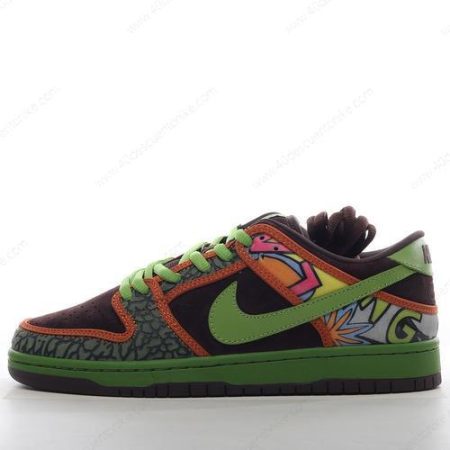 Zapatos Nike SB Dunk Low ‘Verde Negro Amarillo’ Hombre/Femenino 789841-332