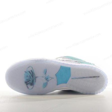Zapatos Nike SB Dunk Low ‘Verde Plata Blanco’ Hombre/Femenino FD2562-400